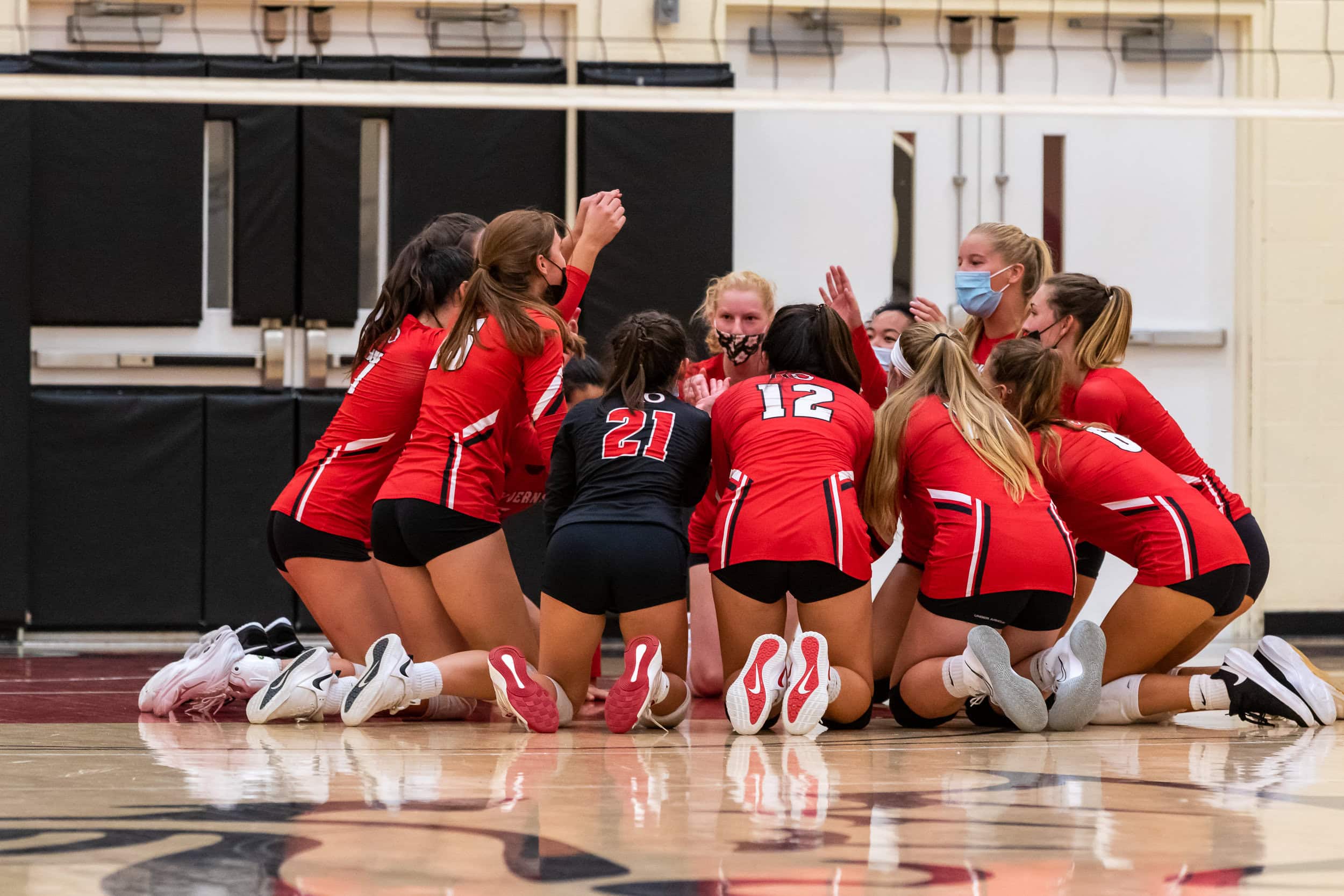 girls volleyball cheer Girls at Kingswood Oxford compete in a highly competitive sports program, including volleyball