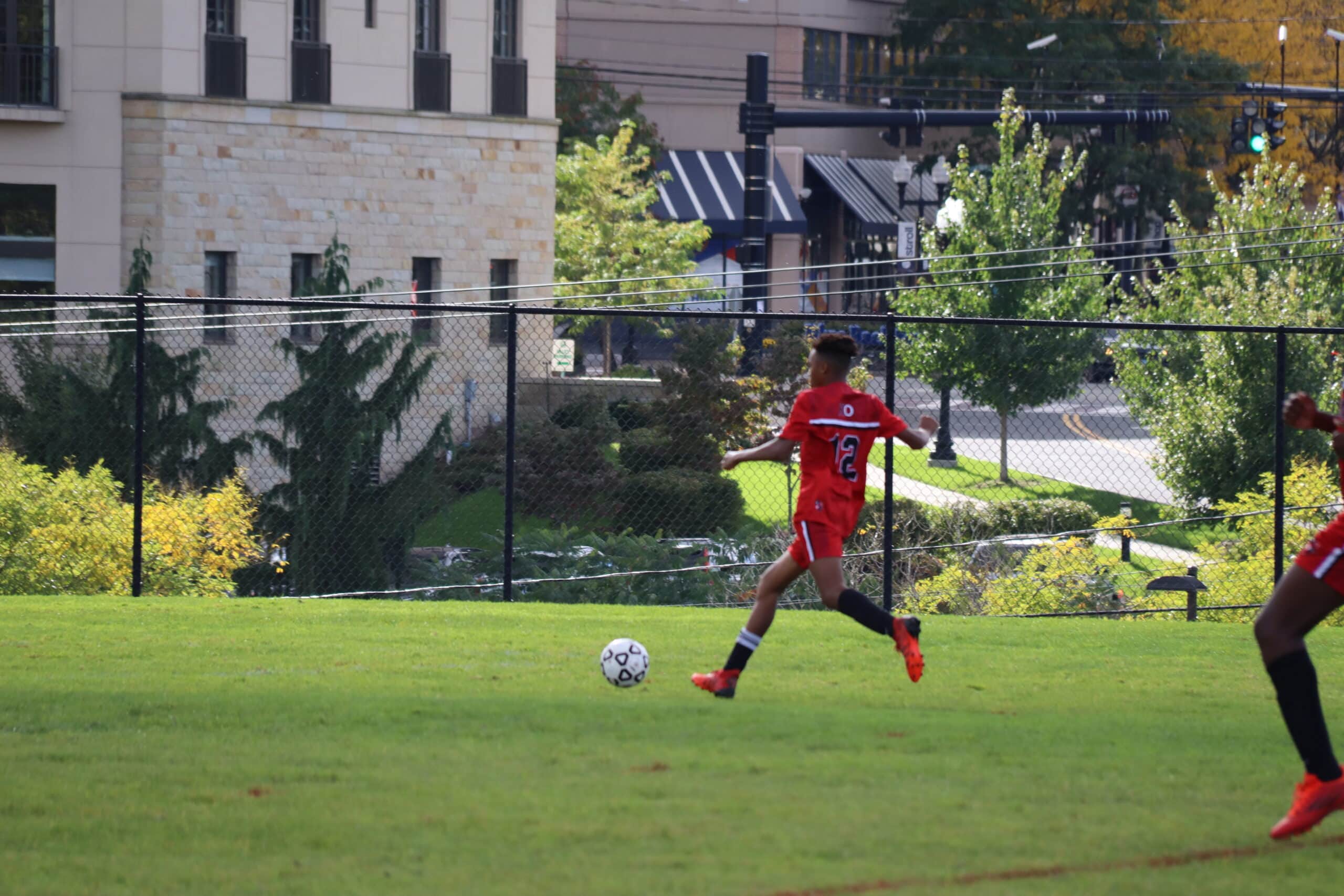 Atheltics soccer Kingswood Oxford students participate in athletics to refine skills and to support something larger than themselves.