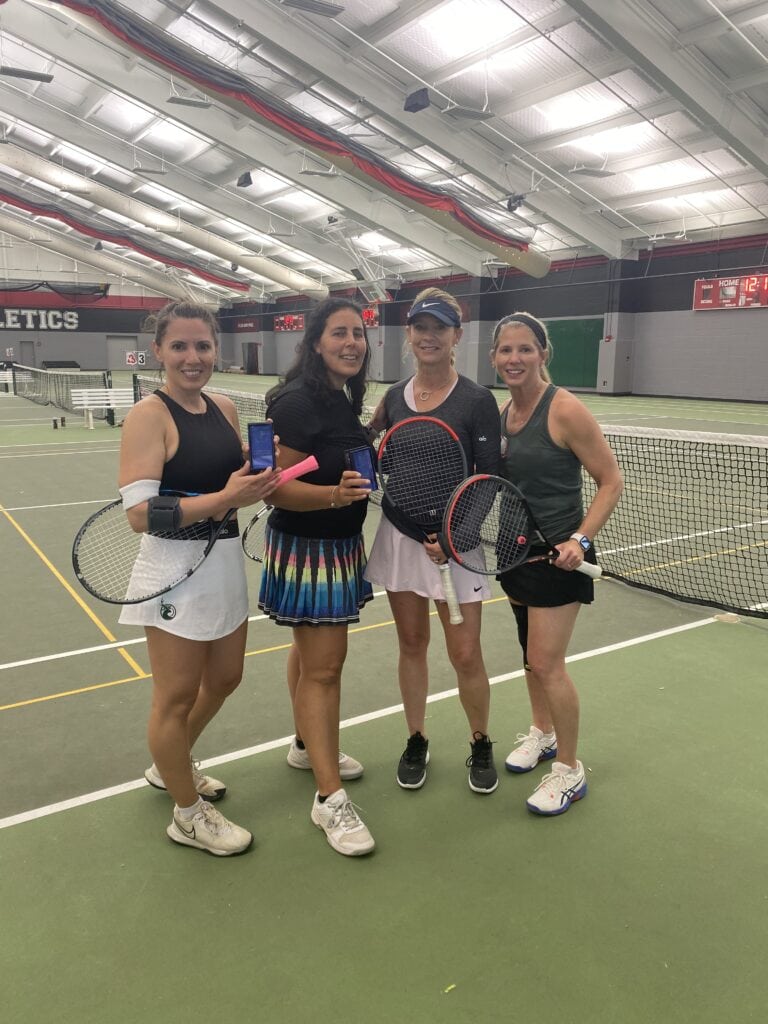 Parent involvment is central to the KO experience. Here they are a the tennis tournament