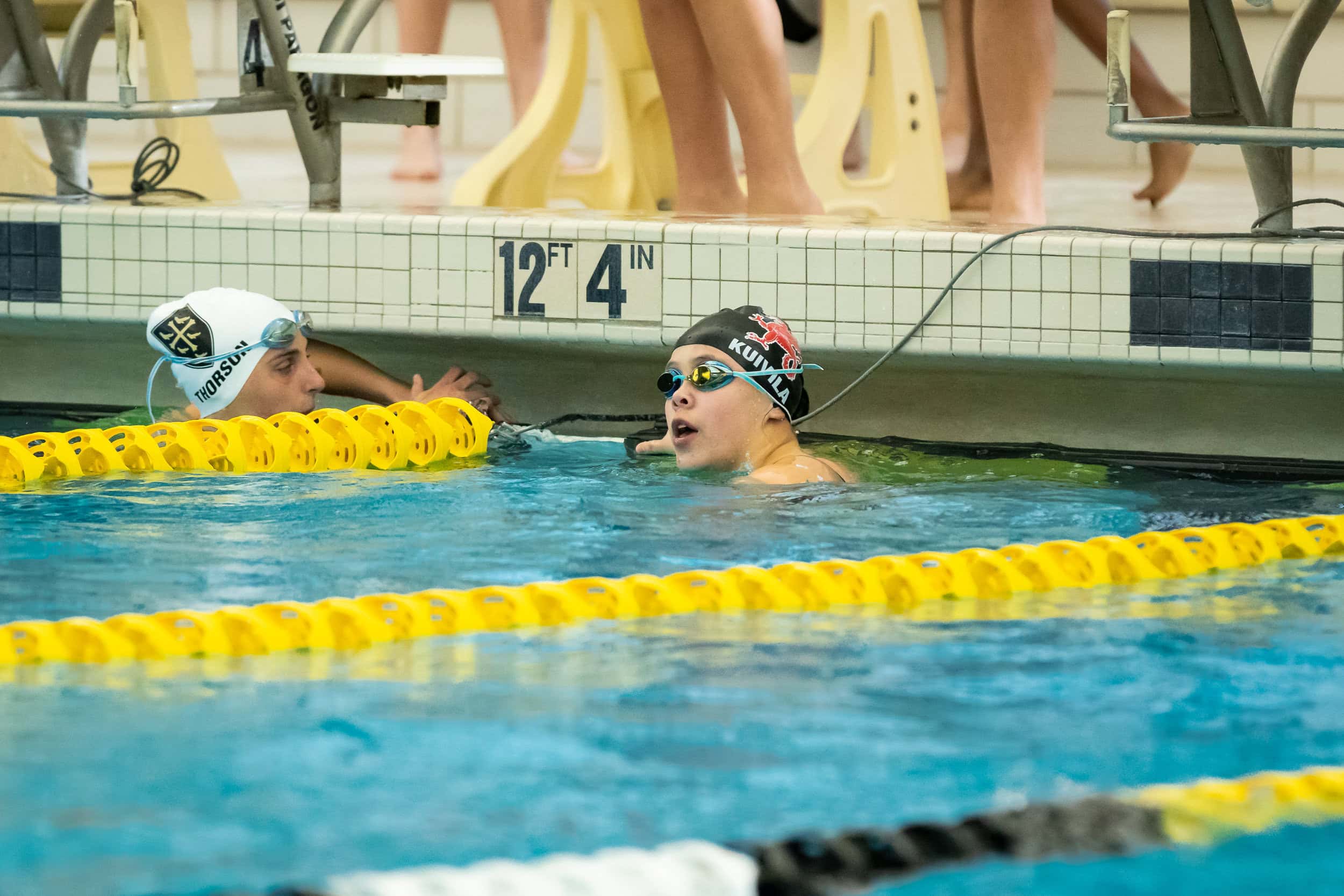 swimming girls varsity Kingswood Oxford girls swimming competes hard and builds community