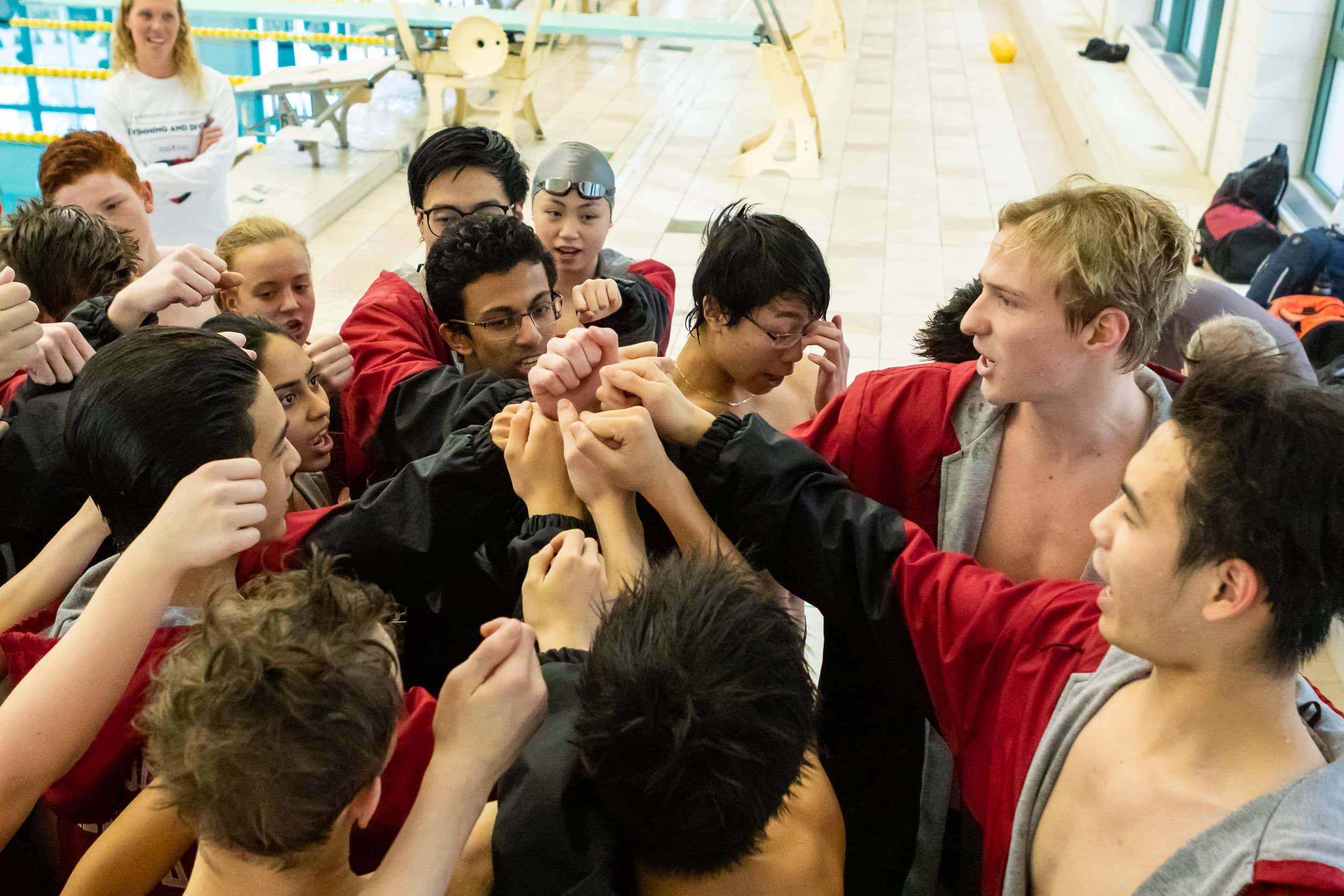 swimming boys varsity Kingswood Oxford boys swimming competes hard and builds community