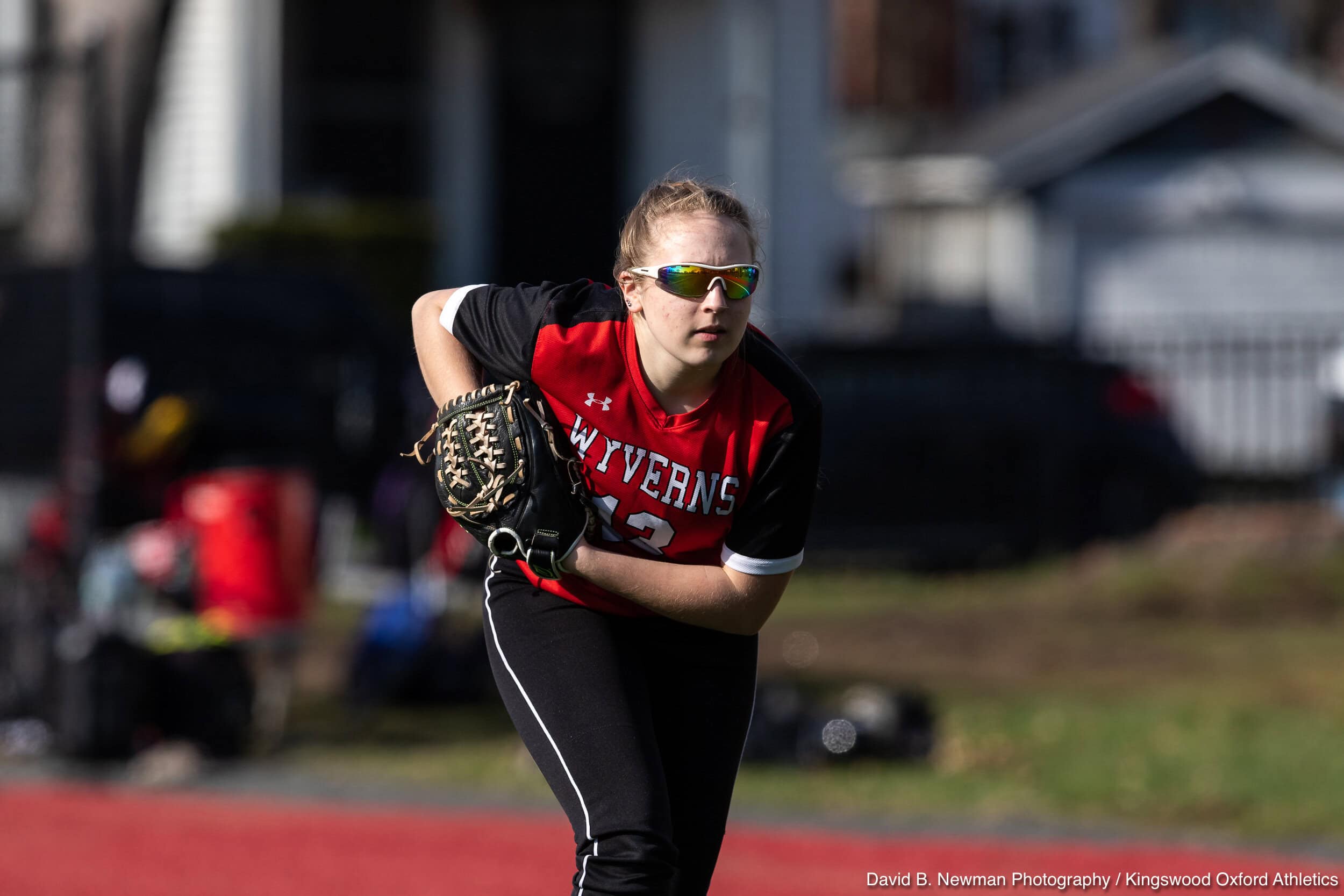 Girls softball Girls play competitive sports and softball at Kingswood Oxford in West Hartford