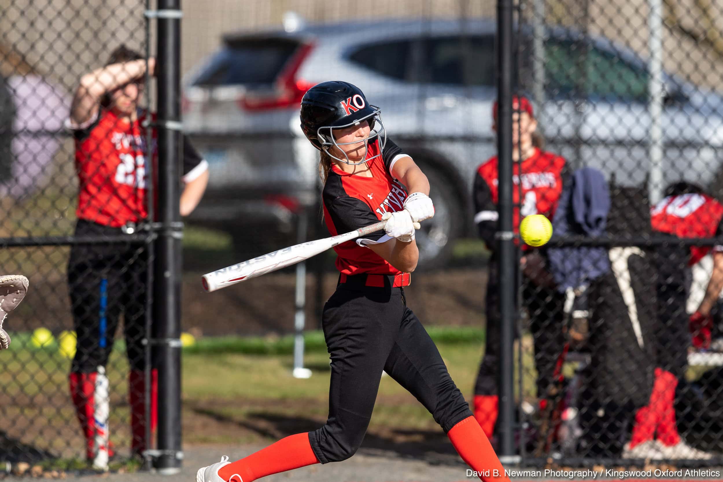 Girls softball Girls play competitive sports and softball at Kingswood Oxford in West Hartford