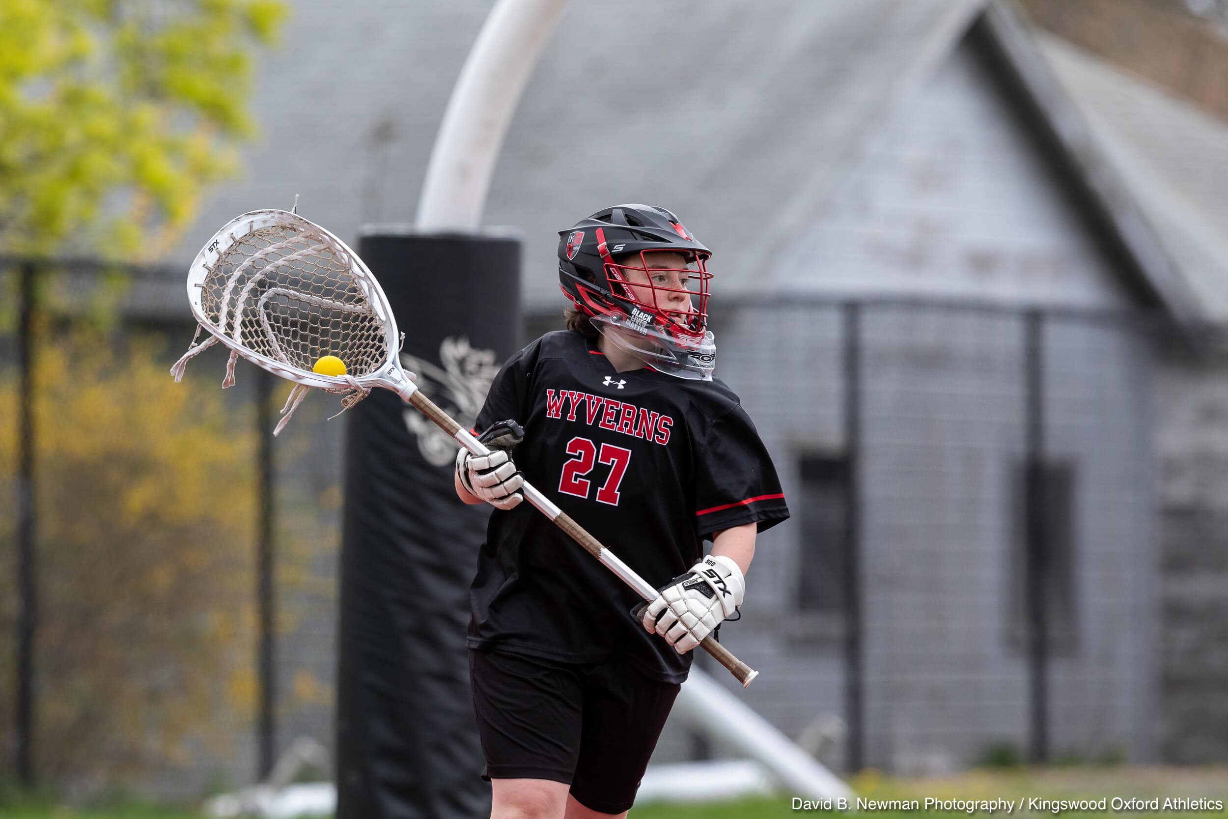 Girls lacrosse Girls play competitive sports and lacrosse at Kingswood Oxford in West Hartford