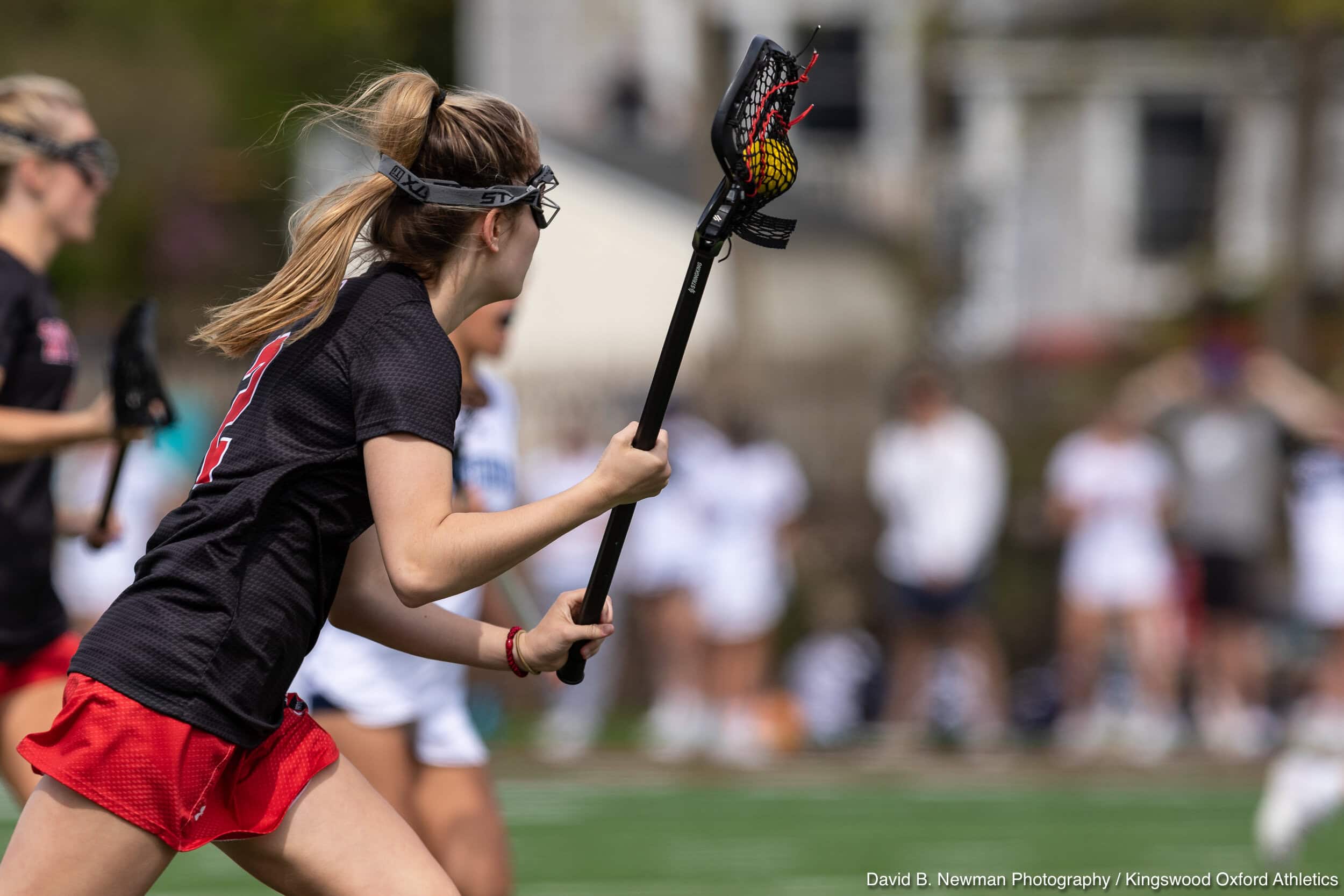 Girls lacrosse Girls play competitive sports and lacrosse at Kingswood Oxford in West Hartford