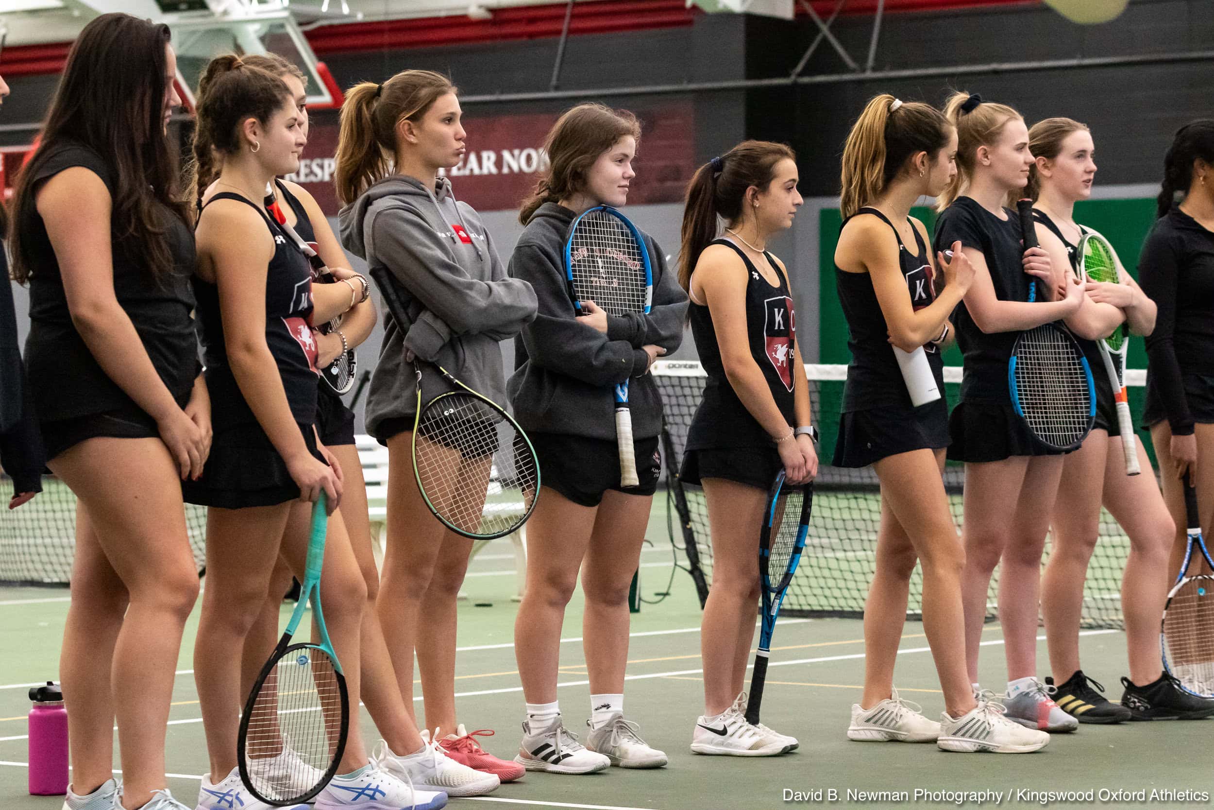 Girls tennis Girls play competitive sports and tennis at Kingswood Oxford in West Hartford