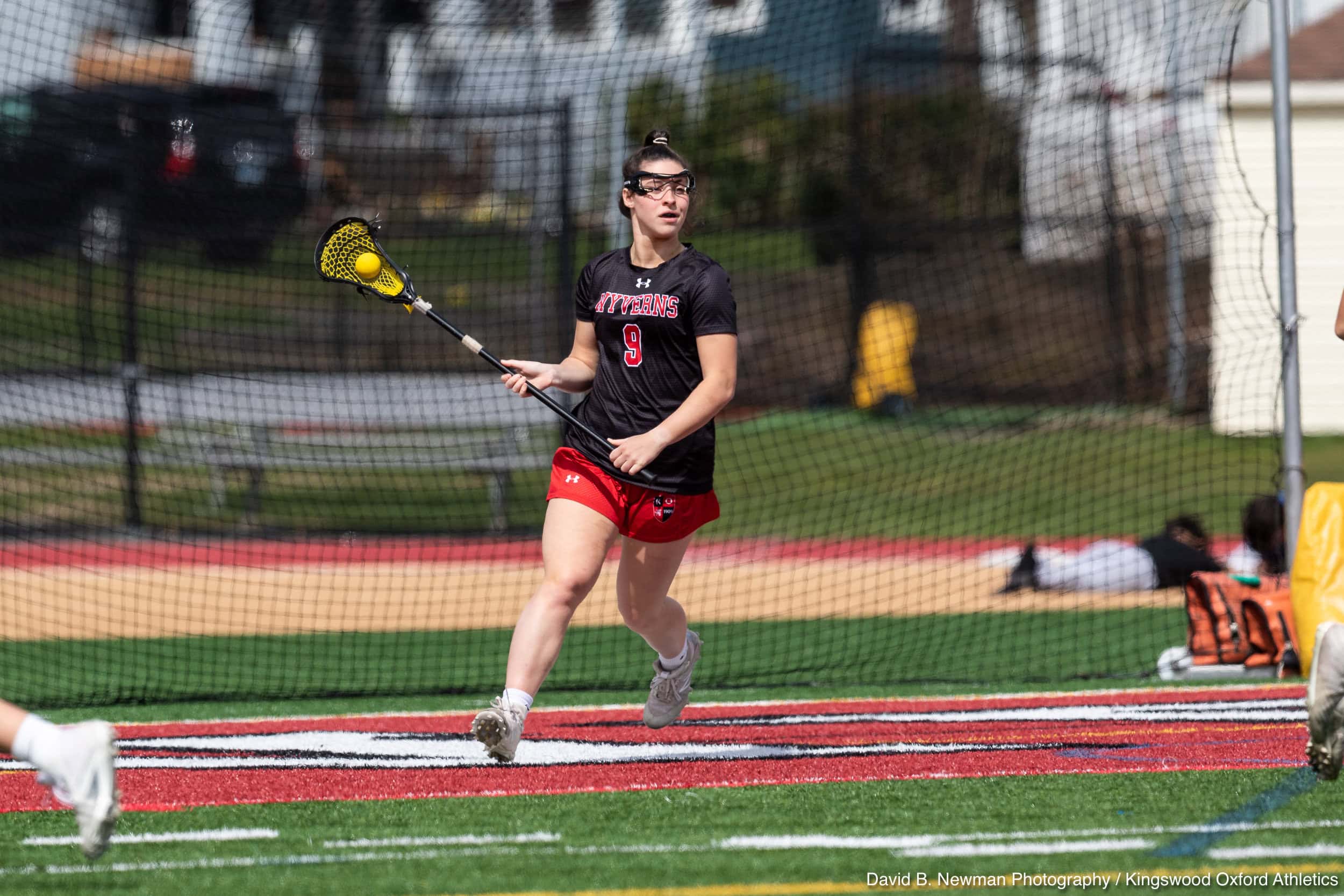 Girls Lacrosse Girls play competitive sports and lacrosse at Kingswood Oxford in West Hartford