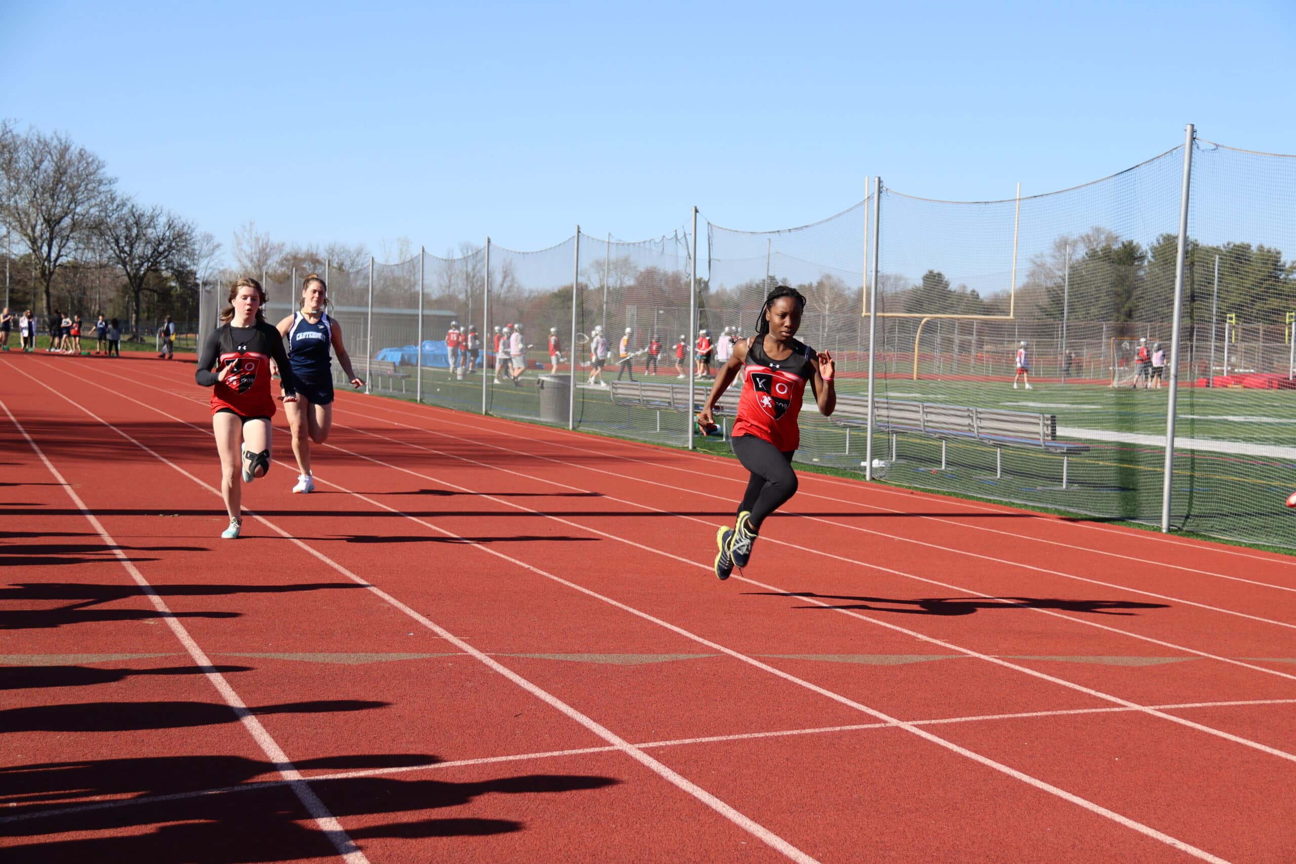 girls track Girls at Kingswood Oxford in West Hartford participate in competitive sports, including squash.