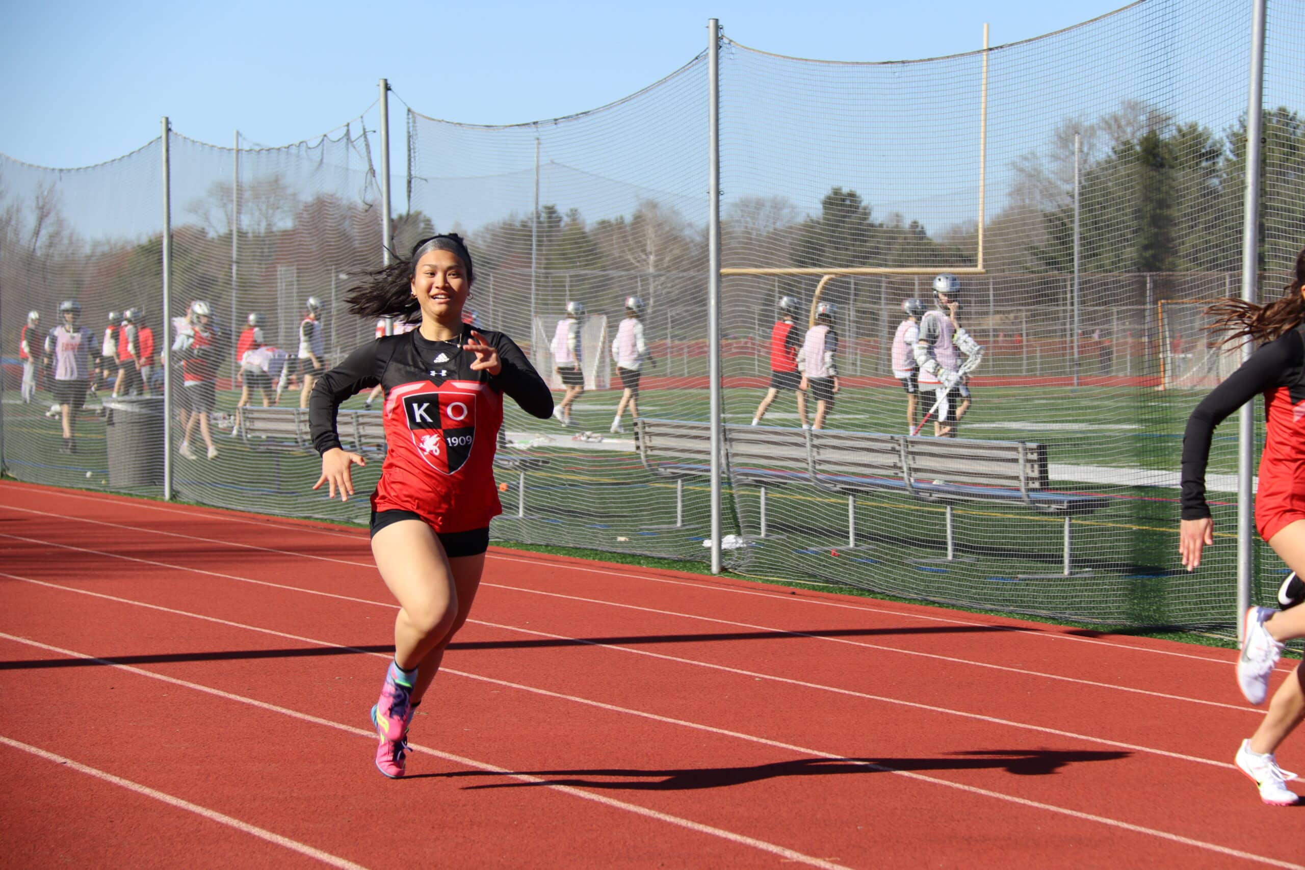 girls track Girls at Kingswood Oxford in West Hartford participate in competitive sports, including squash.