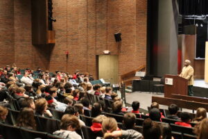 Kingswood Oxford's Middle School in West Hartford invites speakers to discuss their professions and leadership with students