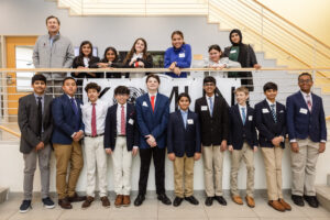 Middle School students at Kingswood Oxford in West Hartford participate in Model U.N.