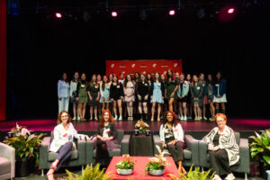 Power of Wwmen event at Kingswood Oxford in West Hartford inspires young women to take risks.