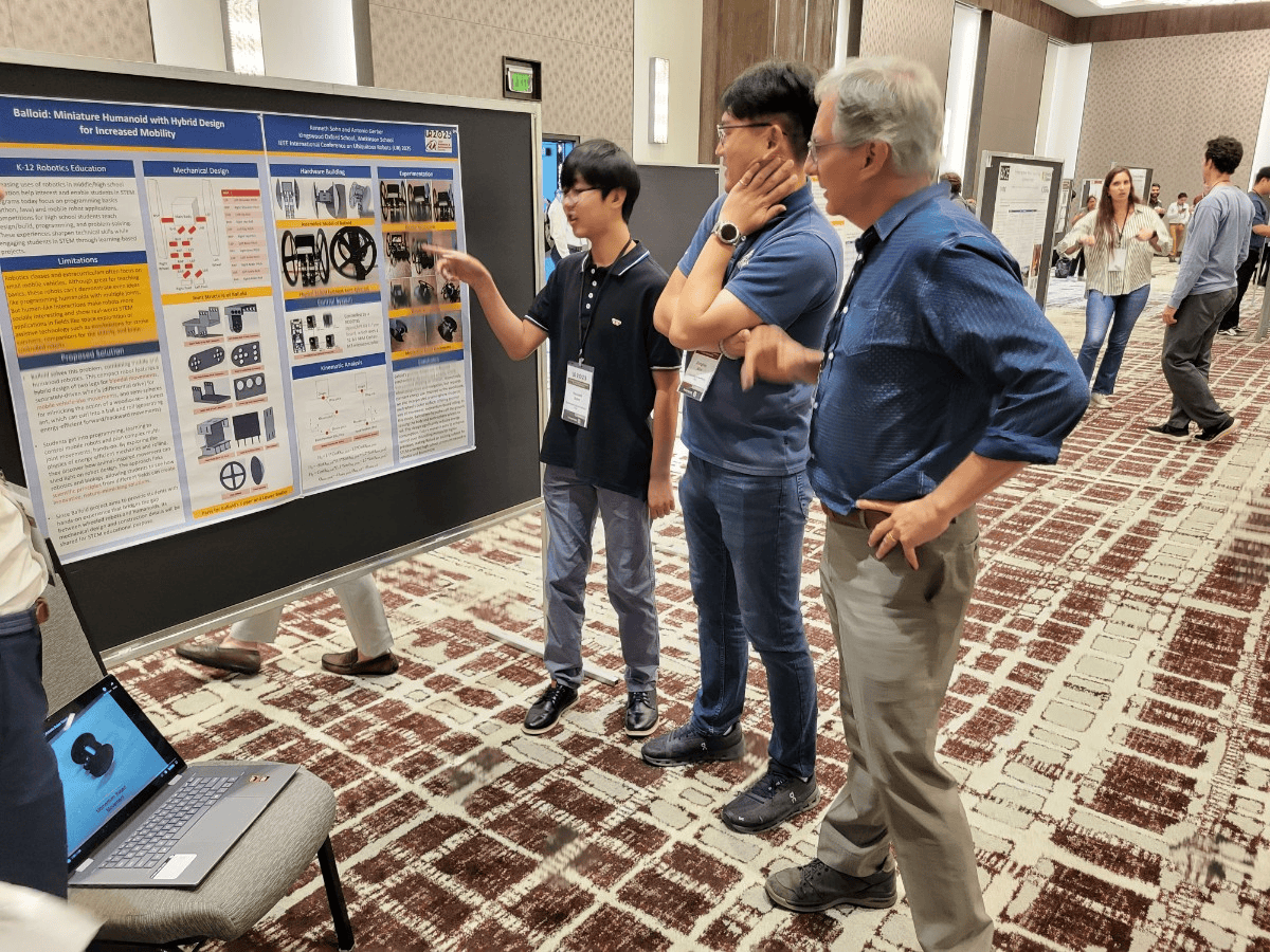 Student Presents at Robotics Convention - Kingswood Oxford